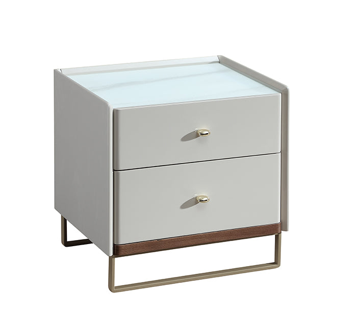 Modern Light Luxury Style Sidebox Nightstand / 805001