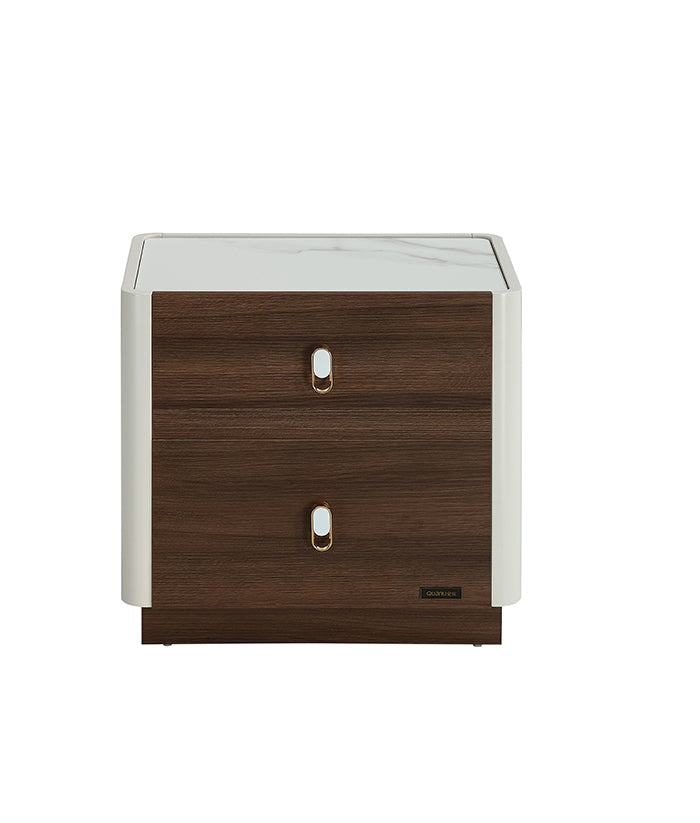 Modern Light Luxury Style Side Box Nightstand / 805701-2