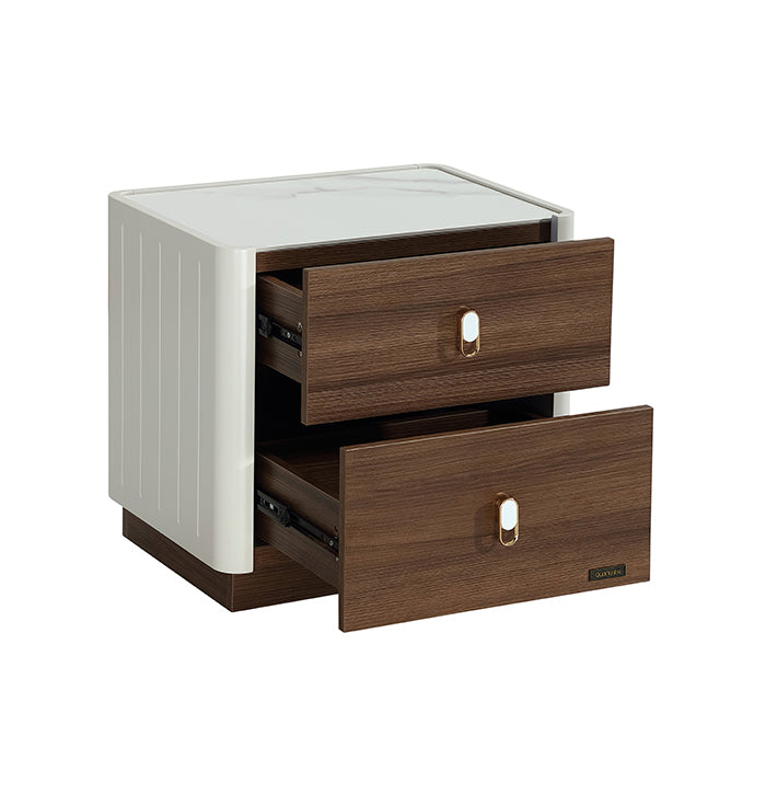 Modern Light Luxury Style Side Box Nightstand / 805701-2